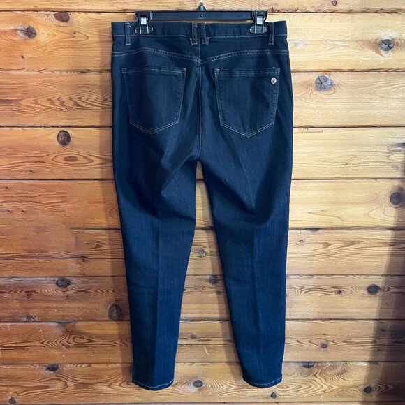 Democracy Ab Technology Jeans Skinny Dark Wash Size 10 Stretchy Denim Slimming - Picture 5 of 10